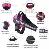 Customizable Dog Harness For Multi-Purpose Information