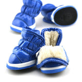 4 Pcs/Sets Winter Dog Shoes For Small Dogs