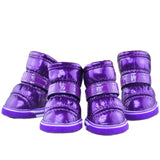4 Pcs/Sets Winter Dog Shoes For Small Dogs
