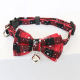 Christmas Cat and Dog Bow Tie