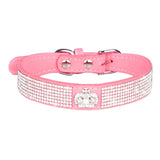 Shiny Diamond Inlaid Pet Cat Adjustable Collar