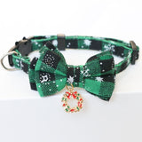 Christmas Cat and Dog Bow Tie