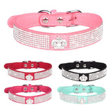Shiny Diamond Inlaid Pet Cat Adjustable Collar