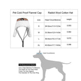 Dog Winter Hat With Adjustable Strings