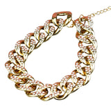 Shiny Dog Chain Collar For Pet Fashion