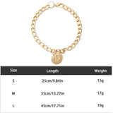 Cat Chain Collar With Bell Fashion Design