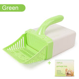 Cat Litter Scooper with Built-in Bag Cat Shovel