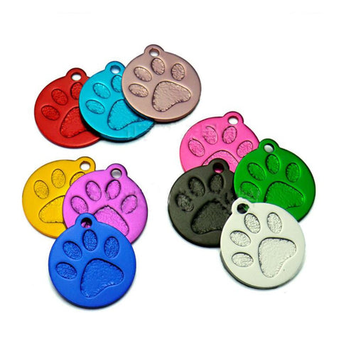 Cat and Dog ID Tag Personalized Engraved Charm