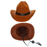 Polyester Pet Cowboy Hat Adjustable For Small Dogs and Cats
