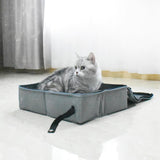 Portable Waterproof Leakproof Cat Litter Box For Travel