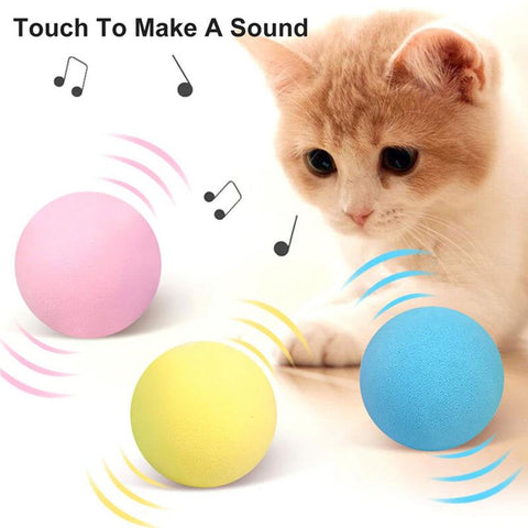 Smart Cat Interactive Ball Toy With Animal Sounds