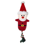 Squeaky Christmas Dog Toys Santa/Snowman/Elk