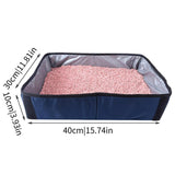 Portable Waterproof Leakproof Cat Litter Box For Travel