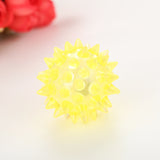 LED Colorful Blinking Pet Rubber Chew Ball For Dogs And Cats