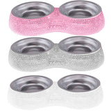 Bling Dual Pet Bowl For Dogs and Cats