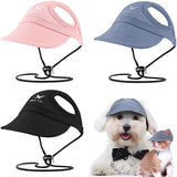 Outdoor Dog Baseball Hat With Ear Holes