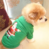 Christmas Dog T-Shirt Cartoon Printed