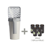 Cat Litter Scooper with Built-in Bag Cat Shovel