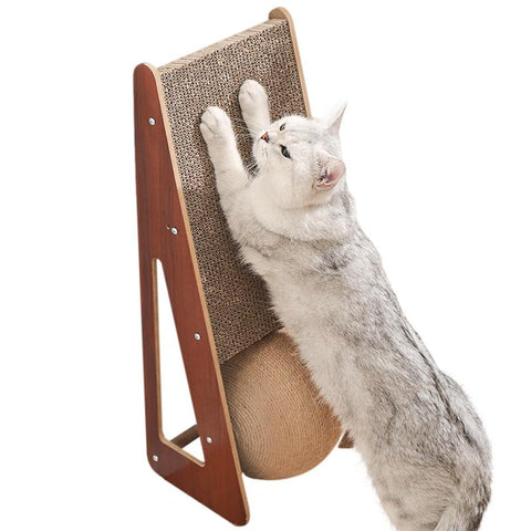 Nylon Cat Scratching Post With Rotatable Ball