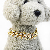 Shiny Dog Chain Collar For Pet Fashion