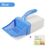 Cat Litter Scooper with Built-in Bag Cat Shovel