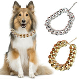 Shiny Dog Chain Collar For Pet Fashion