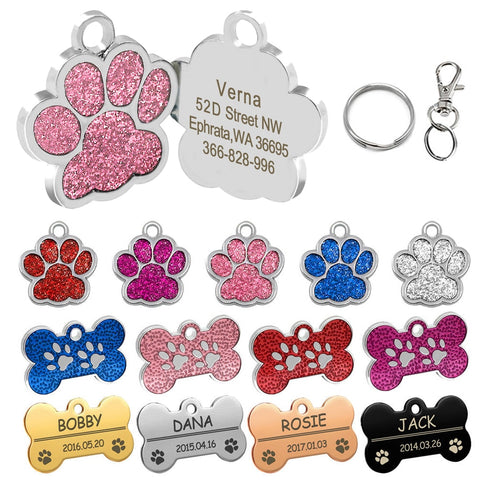 Personalized Dog Tags Engraved ID Customizable