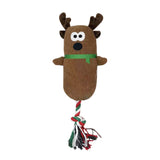 Squeaky Christmas Dog Toys Santa/Snowman/Elk