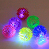 LED Colorful Blinking Pet Rubber Chew Ball For Dogs And Cats