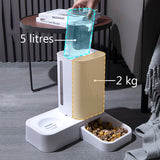 Automatic Cat and Dog Feeder With Water Dispenser